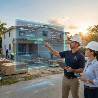 Contratista gestionando subcontratistas en ReConto PRO