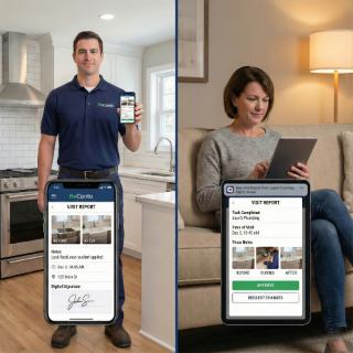 Completed visit report