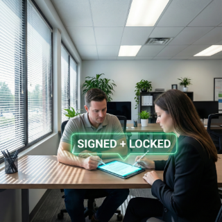 Different trades using change order management